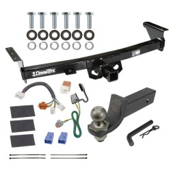 For 2005-2023 Nissan Frontier Trailer Hitch Tow PKG w/ 4-Flat Wiring + Interlock Tactical Starter Kit w/ 2" Drop & 2" Ball By Draw-Tite For 2005-2023 Nissan Frontier Trailer Hitch Tow PKG w/ 4-Flat Wiring + Interlock Tactical Starter Kit w/ 2" Drop & 2" Ball By Draw-Tite
