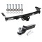 For 2005-2024 Nissan Frontier Trailer Hitch Tow PKG w/ Starter Kit Ball Mount w/ 2" Drop & 2" Ball By Draw-Tite For 2005-2024 Nissan Frontier Trailer Hitch Tow PKG w/ Starter Kit Ball Mount w/ 2" Drop & 2" Ball By Draw-Tite