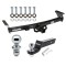For 2005-2024 Nissan Frontier Trailer Hitch Tow PKG w/ Starter Kit Ball Mount w/ 2" Drop & 2" Ball + 1-7/8" Ball By Draw-Tite For 2005-2024 Nissan Frontier Trailer Hitch Tow PKG w/ Starter Kit Ball Mount w/ 2" Drop & 2" Ball + 1-7/8" Ball By Draw-Tite
