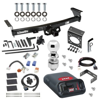 For 2005-2024 Nissan Frontier Trailer Hitch Tow PKG w/ 8K Round Bar Weight Distribution Hitch w/ 2-5/16" Ball + 2" Ball + Pin/Clip + Pro Series POD Brake Control + Plug & Play BC Adapter + 7-Way RV Wiring By Draw-Tite For 2005-2024 Nissan Frontier Trailer Hitch Tow PKG w/ 8K Round Bar Weight Distribution Hitch w/ 2-5/16" Ball + 2" Ball + Pin/Clip + Pro Series POD Brake Control + Plug & Play BC Adapter + 7-Way RV Wiring By Draw-Tite