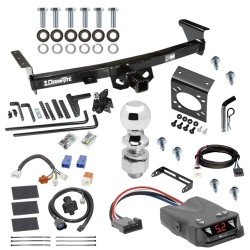 For 2005-2024 Nissan Frontier Trailer Hitch Tow PKG w/ 8K Round Bar Weight Distribution Hitch w/ 2-5/16" Ball + 2" Ball + Pin/Clip + Tekonsha Brakeman IV Brake Control + Plug & Play BC Adapter + 7-Way RV Wiring By Draw-Tite For 2005-2024 Nissan Frontier Trailer Hitch Tow PKG w/ 8K Round Bar Weight Distribution Hitch w/ 2-5/16" Ball + 2" Ball + Pin/Clip + Tekonsha Brakeman IV Brake Control + Plug & Play BC Adapter + 7-Way RV Wiring By Draw-Tite