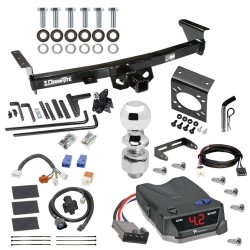 For 2005-2024 Nissan Frontier Trailer Hitch Tow PKG w/ 8K Round Bar Weight Distribution Hitch w/ 2-5/16" Ball + 2" Ball + Pin/Clip + Tekonsha BRAKE-EVN Brake Control + Plug & Play BC Adapter + 7-Way RV Wiring By Draw-Tite For 2005-2024 Nissan Frontier Trailer Hitch Tow PKG w/ 8K Round Bar Weight Distribution Hitch w/ 2-5/16" Ball + 2" Ball + Pin/Clip + Tekonsha BRAKE-EVN Brake Control + Plug & Play BC Adapter + 7-Way RV Wiring By Draw-Tite