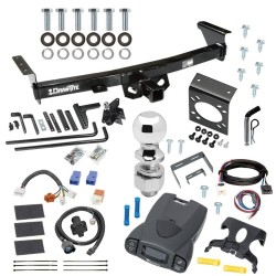 For 2005-2024 Nissan Frontier Trailer Hitch Tow PKG w/ 8K Round Bar Weight Distribution Hitch w/ 2-5/16" Ball + 2" Ball + Pin/Clip + Tekonsha Prodigy P3 Brake Control + Plug & Play BC Adapter + 7-Way RV Wiring By Draw-Tite For 2005-2024 Nissan Frontier Trailer Hitch Tow PKG w/ 8K Round Bar Weight Distribution Hitch w/ 2-5/16" Ball + 2" Ball + Pin/Clip + Tekonsha Prodigy P3 Brake Control + Plug & Play BC Adapter + 7-Way RV Wiring By Draw-Tite