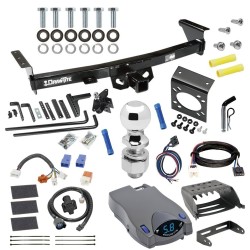 For 2005-2024 Nissan Frontier Trailer Hitch Tow PKG w/ 8K Round Bar Weight Distribution Hitch w/ 2-5/16" Ball + 2" Ball + Pin/Clip + Tekonsha Prodigy P2 Brake Control + Plug & Play BC Adapter + 7-Way RV Wiring By Draw-Tite For 2005-2024 Nissan Frontier Trailer Hitch Tow PKG w/ 8K Round Bar Weight Distribution Hitch w/ 2-5/16" Ball + 2" Ball + Pin/Clip + Tekonsha Prodigy P2 Brake Control + Plug & Play BC Adapter + 7-Way RV Wiring By Draw-Tite