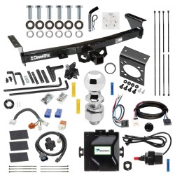 For 2005-2024 Nissan Frontier Trailer Hitch Tow PKG w/ 8K Round Bar Weight Distribution Hitch w/ 2-5/16" Ball + 2" Ball + Pin/Clip + Tekonsha Prodigy iD Bluetooth Wireless Brake Control + Plug & Play BC Adapter + 7-Way RV Wiring By Draw-Tite For 2005-2024 Nissan Frontier Trailer Hitch Tow PKG w/ 8K Round Bar Weight Distribution Hitch w/ 2-5/16" Ball + 2" Ball + Pin/Clip + Tekonsha Prodigy iD Bluetooth Wireless Brake Control + Plug & Play BC Adapter + 7-Way RV Wiring By Draw-Tite