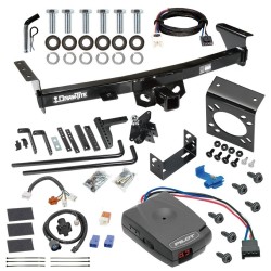 For 2005-2024 Nissan Frontier Trailer Hitch Tow PKG w/ 8K Round Bar Weight Distribution Hitch w/ 2-5/16" Ball + Pin/Clip + Pro Series Pilot Brake Control + Plug & Play BC Adapter + 7-Way RV Wiring By Draw-Tite For 2005-2024 Nissan Frontier Trailer Hitch Tow PKG w/ 8K Round Bar Weight Distribution Hitch w/ 2-5/16" Ball + Pin/Clip + Pro Series Pilot Brake Control + Plug & Play BC Adapter + 7-Way RV Wiring By Draw-Tite