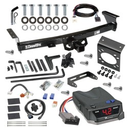 For 2005-2024 Nissan Frontier Trailer Hitch Tow PKG w/ 8K Round Bar Weight Distribution Hitch w/ 2-5/16" Ball + Pin/Clip + Tekonsha BRAKE-EVN Brake Control + Plug & Play BC Adapter + 7-Way RV Wiring By Draw-Tite For 2005-2024 Nissan Frontier Trailer Hitch Tow PKG w/ 8K Round Bar Weight Distribution Hitch w/ 2-5/16" Ball + Pin/Clip + Tekonsha BRAKE-EVN Brake Control + Plug & Play BC Adapter + 7-Way RV Wiring By Draw-Tite