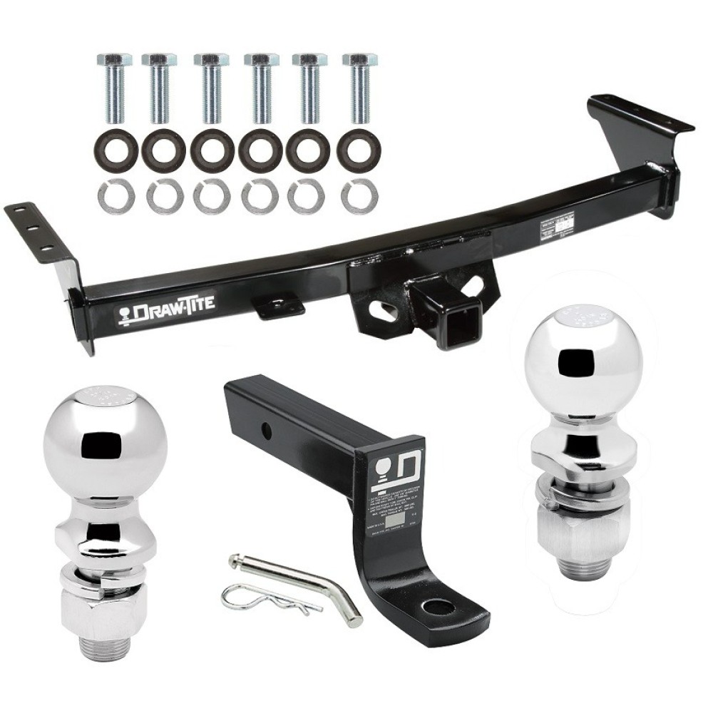 For 2005-2024 Nissan Frontier Trailer Hitch kit by: Draw-Tite For 2005-2024 Nissan Frontier Trailer Hitch Tow PKG w/ Ball Mount w/ 4" Drop + 2" Ball + 2-5/16" Ball By Draw-Tite