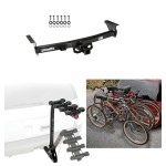 Trailer Hitch w/ 4 Bike Rack For 05-24 Nissan Frontier 09-12 Suzuki Equator Approved for Recreational & Offroad Use Carrier for Adult Woman or Child Bicycles Foldable Trailer Hitch w/ 4 Bike Rack For 05-24 Nissan Frontier 09-12 Suzuki Equator Approved for Recreational & Offroad Use Carrier for Adult Woman or Child Bicycles Foldable