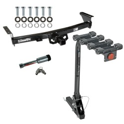 For 2005-2024 Nissan Frontier Trailer Hitch Tow PKG w/ 4 Bike Carrier Rack + Hitch Lock By Draw-Tite For 2005-2024 Nissan Frontier Trailer Hitch Tow PKG w/ 4 Bike Carrier Rack + Hitch Lock By Draw-Tite