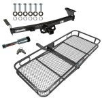 For 2005-2024 Nissan Frontier Trailer Hitch kit by: Draw-Tite For 2005-2024 Nissan Frontier Trailer Hitch Tow PKG w/ 60" x 24" Cargo Carrier + Hitch Lock By Draw-Tite
