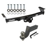 For 2005-2024 Nissan Frontier Trailer Hitch Tow PKG + Interlock Tactical Starter Kit w/ 3-1/4" Drop & 2" Ball By Draw-Tite