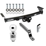 For 2005-2024 Nissan Frontier Trailer Hitch kit by: Draw-Tite For 2005-2024 Nissan Frontier Trailer Hitch Tow PKG w/ Extended 16" Long Ball Mount w/ 4" Drop + Pin/Clip + 2" Ball By Draw-Tite