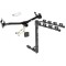 Custom Fit Trailer Hitch 4 Bike Carrier Security J-Pin Rubber Hitch Plug Cover Installation Hardware Installation Instructions 75382 1393100G 63201 7010 Draw-Tite Trailer Tow Hitch 4 Bike Rack 06-10 Hummer H3 tilt away adult or child arms fold down carri Trailer Tow Hitch w/ 4 Bike Rack For 06-10 Hummer H3 tilt away adult or child arms fold down carrier w/ Lock and Cover