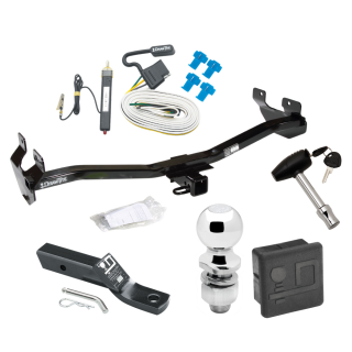Custom Fit Trailer Hitch Wiring Harness (Requires Splicing) 2" Drop Ball-Mount w/ Pin/Clip 2" Chrome Ball Security Lock Pin Rubber Hitch Plug Cover Installation Hardware Installation Instructions 75382 20252 23 63845 580407 7010 Draw-Tite Trail Trailer Tow Hitch For 06-10 Hummer H3 Deluxe Package Wiring 2" Ball and Lock