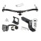 Trailer Hitch Package w/ Wiring For 06-10 Hummer H3 w/ Factory 7-Way w/ 2-5/16" Ball 4" Drop Mount Pin Blade RV Class 3