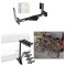 Trailer Hitch w/ 4 Bike Rack For 07-23 Dodge Freightliner 10-24 Mercedes-Benz Sprinter 2500 3500 without Factory Step Bumper Approved for Recreational & Offroad Use Carrier for Adult Woman or Child Bicycles Foldable