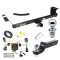 For 2011-2016 Chrysler Town & Country Trailer Hitch kit by: Draw-Tite For 2011-2016 Chrysler Town & Country Trailer Hitch Tow PKG w/ 4-Flat Wiring + Starter Kit Ball Mount w/ 2" Drop & 2" Ball + 1-7/8" Ball By Draw-Tite