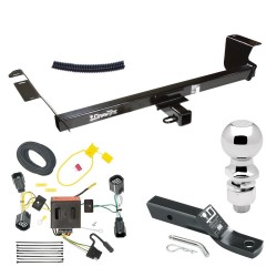 For 2011-2016 Chrysler Town & Country Trailer Hitch Tow PKG w/ 4-Flat Wiring + Ball Mount w/ 2" Drop + 2-5/16" Ball By Draw-Tite For 2011-2016 Chrysler Town & Country Trailer Hitch Tow PKG w/ 4-Flat Wiring + Ball Mount w/ 2" Drop + 2-5/16" Ball By Draw-Tite