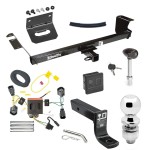 For 2011-2016 Chrysler Town & Country Trailer Hitch kit by: Draw-Tite For 2011-2016 Chrysler Town & Country Trailer Hitch Tow PKG w/ 4-Flat Wiring + Ball Mount w/ 4" Drop + 2" Ball + Wiring Bracket + Hitch Lock + Hitch Cover By Draw-Tite