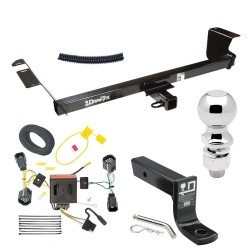 For 2011-2016 Chrysler Town & Country Trailer Hitch Tow PKG w/ 4-Flat Wiring + Ball Mount w/ 4" Drop + 2-5/16" Ball By Draw-Tite For 2011-2016 Chrysler Town & Country Trailer Hitch Tow PKG w/ 4-Flat Wiring + Ball Mount w/ 4" Drop + 2-5/16" Ball By Draw-Tite