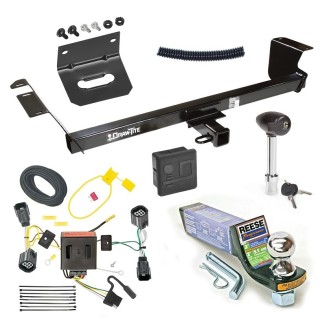 For 2011-2016 Chrysler Town & Country Trailer Hitch kit by: Draw-Tite For 2011-2016 Chrysler Town & Country Trailer Hitch Tow PKG w/ 4-Flat Wiring + Starter Kit Ball Mount w/ 2" Drop & 1-7/8" Ball + Wiring Bracket + Hitch Lock + Hitch Cover By Draw-Tite
