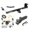 For 2011-2020 Dodge Grand Caravan Trailer Hitch Tow PKG w/ 4-Flat Wiring + Interlock Tactical Starter Kit w/ 2" Drop & 2" Ball By Draw-Tite