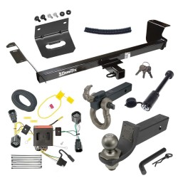 For 2011-2016 Chrysler Town & Country Trailer Hitch Tow PKG w/ 4-Flat Wiring + Interlock Tactical Starter Kit w/ 2" Drop & 2" Ball + Tactical Hook & Shackle Mount + Tactical Dogbone Lock + Wiring Bracket By Draw-Tite For 2011-2016 Chrysler Town & Country Trailer Hitch Tow PKG w/ 4-Flat Wiring + Interlock Tactical Starter Kit w/ 2" Drop & 2" Ball + Tactical Hook & Shackle Mount + Tactical Dogbone Lock + Wiring Bracket By Draw-Tite