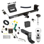 For 2008-2010 Dodge Grand Caravan Trailer Hitch kit by: Draw-Tite For 2008-2010 Dodge Grand Caravan Trailer Hitch Tow PKG w/ 4-Flat Wiring + Ball Mount w/ 4" Drop + 2" Ball + Wiring Bracket + Hitch Lock + Hitch Cover By Draw-Tite