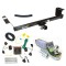 For 2008-2010 Dodge Grand Caravan Trailer Hitch Tow PKG w/ 4-Flat Wiring + Starter Kit Ball Mount w/ 2" Drop & 1-7/8" Ball By Draw-Tite