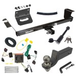 For 2008-2010 Dodge Grand Caravan Trailer Hitch kit by: Draw-Tite For 2008-2010 Dodge Grand Caravan Trailer Hitch Tow PKG w/ 4-Flat Wiring + Interlock Tactical Starter Kit w/ 2" Drop & 2" Ball + Tactical Dogbone Lock + Wiring Bracket By Draw-Tite