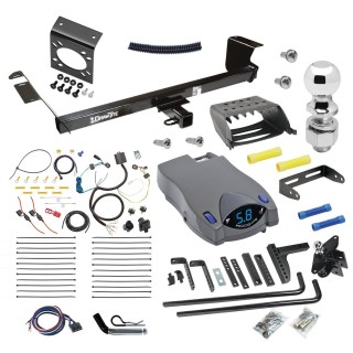 For 2011-2016 Chrysler Town & Country Trailer Hitch kit by: Draw-Tite For 2011-2016 Chrysler Town & Country Trailer Hitch Tow PKG w/ 6K Round Bar Weight Distribution Hitch w/ 2-5/16" Ball + 2" Ball + Pin/Clip + Tekonsha Prodigy P2 Brake Control + 7-Way RV Wiring By Draw-Tite