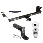 For 2008-2016 Chrysler Town & Country Trailer Hitch kit by: Draw-Tite For 2008-2016 Chrysler Town & Country Trailer Hitch Tow PKG w/ Ball Mount w/ 4" Drop + 2" Ball By Draw-Tite