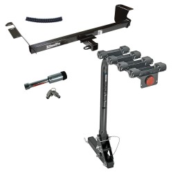 For 2008-2016 Chrysler Town & Country Trailer Hitch Tow PKG w/ 4 Bike Carrier Rack + Hitch Lock By Draw-Tite For 2008-2016 Chrysler Town & Country Trailer Hitch Tow PKG w/ 4 Bike Carrier Rack + Hitch Lock By Draw-Tite