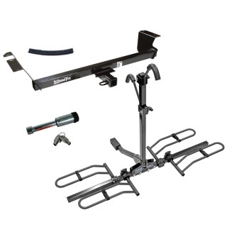 For 2008-2020 Dodge Grand Caravan Trailer Hitch kit by: Draw-Tite For 2008-2020 Dodge Grand Caravan Trailer Hitch Tow PKG w/ 2 Bike Plaform Style Carrier Rack + Hitch Lock By Draw-Tite