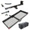 For 2008-2016 Chrysler Town & Country Trailer Hitch Tow PKG w/ 48" x 20" Cargo Carrier + Cargo Bag + Hitch Lock By Draw-Tite
