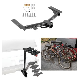 Trailer Hitch w/ 4 Bike Rack For 15-23 Ford Transit 150 250 350 Approved for Recreational & Offroad Use Carrier for Adult Woman or Child Bicycles Foldable Trailer Hitch w/ 4 Bike Rack For 15-23 Ford Transit 150 250 350 Approved for Recreational & Offroad Use Carrier for Adult Woman or Child Bicycles Foldable
