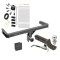 Trailer Tow Hitch For 14-17 Audi SQ5 All Styles 2" Receiver Deluxe Package w/ Zero Contact Wiring 2" Ball Mount and Lock