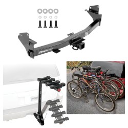 Trailer Hitch w/ 4 Bike Rack For 15-22 Chevy Colorado GMC Canyon Approved for Recreational & Offroad Use Carrier for Adult Woman or Child Bicycles Foldable Trailer Hitch w/ 4 Bike Rack For 15-22 Chevy Colorado GMC Canyon Approved for Recreational & Offroad Use Carrier for Adult Woman or Child Bicycles Foldable