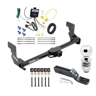 Custom Fit Trailer Hitch Wiring Harness (Requires Splicing) 2" Drop Ball-Mount w/ Pin/Clip 2" Chrome Ball Installation Hardware Installation Instructions 76015 119191 23 63845 Draw-Tite Trailer Tow Hitch 16-23 Mercedes-Benz Metris Complete Pack Trailer Tow Hitch For 16-23 Mercedes-Benz Metris Complete Package w/ Wiring and 2" Ball