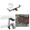Trailer Hitch w/ 4 Bike Rack For 16-24 BMW X1 All Styles Approved for Recreational & Offroad Use Carrier for Adult Woman or Child Bicycles Foldable