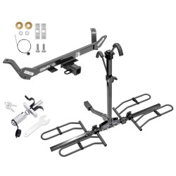 Trailer Tow Hitch For 16-24 BMW X1 Platform Style 2 Bike Rack w/ Anti Rattle Hitch Lock 