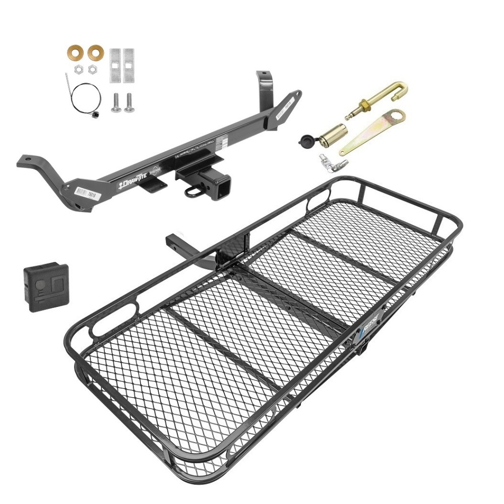 Trailer Tow Hitch For 16-24 BMW X1 Basket Cargo Carrier Platform Hitch Lock and Cover