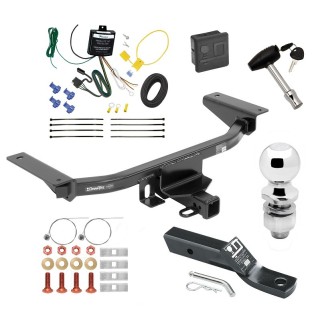 Custom Fit Trailer Hitch Wiring Harness (Requires Splicing) 2" Drop Ball-Mount w/ Pin/Clip 2" Chrome Ball Security Lock Pin Rubber Hitch Plug Cover Installation Hardware Installation Instructions 76020 119148 23 63845 580407 7010 Draw-Tite Trai Trailer Tow Hitch For 16-22 Mazda CX-9 Deluxe Package Wiring 2" Ball and Lock