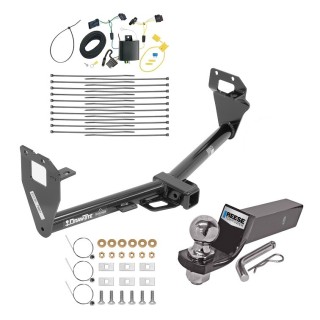 Custom Fit Trailer Hitch Wiring Harness (Plug & Play) 2" Drop Ball-Mount w/ Pin/Clip 2" Chrome Ball Installation Hardware Installation Instructions 76021 118651 21536 Draw-Tite Tow Package 15-23 Jeep Renegade Trailer Hitch Wiring 2" Dro Tow Package For 15-23 Jeep Renegade Trailer Hitch w/ Wiring 2" Drop Mount 2" Ball 2" Receiver