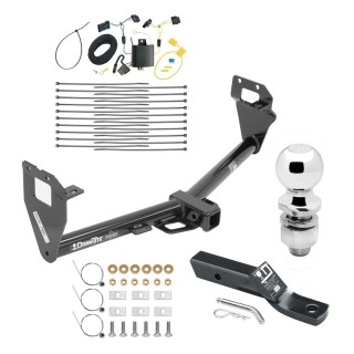 Custom Fit Trailer Hitch Wiring Harness (Plug & Play) 2" Drop Ball-Mount w/ Pin/Clip 2" Chrome Ball Installation Hardware Installation Instructions 76021 118651 23 63845 Draw-Tite Trailer Tow Hitch 15-23 Jeep Renegade Complete Package Wirin Trailer Tow Hitch For 15-23 Jeep Renegade Complete Package w/ Wiring and 2" Ball