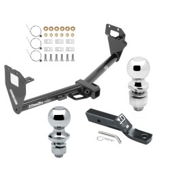 Trailer Tow Hitch For 15-23 Jeep Renegade Receiver w/ 1-7/8" and 2" Ball Trailer Tow Hitch For 15-23 Jeep Renegade Receiver w/ 1-7/8" and 2" Ball