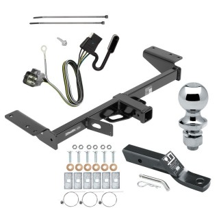 Custom Fit Trailer Hitch Wiring Harness (Plug & Play) 2" Drop Ball-Mount w/ Pin/Clip 1-7/8" Chrome Ball Installation Hardware Installation Instructions 76022 118720 23 63816 Draw-Tite Trailer Tow Hitch 17-23 Cadillac XT5 Complete Package Wi Trailer Tow Hitch For 17-24 Cadillac XT5 Complete Package w/ Wiring and 1-7/8" Ball