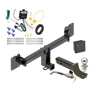 Trailer Tow Hitch For 22-24 Jaguar F-Pace Deluxe Package Wiring 2" Ball Mount and Lock Trailer Tow Hitch For 22-24 Jaguar F-Pace Deluxe Package Wiring 2" Ball Mount and Lock