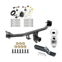 Trailer Tow Hitch For 17-22 KIA Sportage Except SX & SX Turbo Complete Package w/ Wiring and 2" Ball Trailer Tow Hitch For 17-22 KIA Sportage Except SX & SX Turbo Complete Package w/ Wiring and 2" Ball